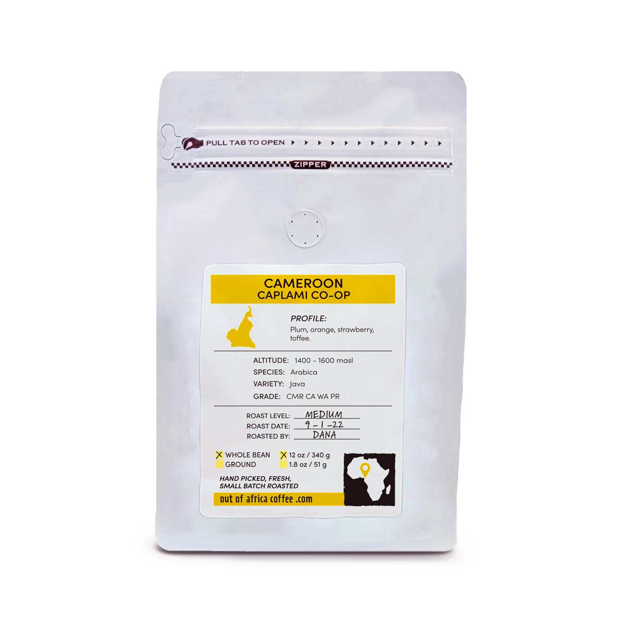 Cameroon Caplami Co-op - White Quality 12 ounce bag