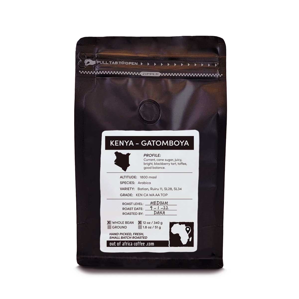 Kenya Gatomboya - Black premium 12 ounce bag