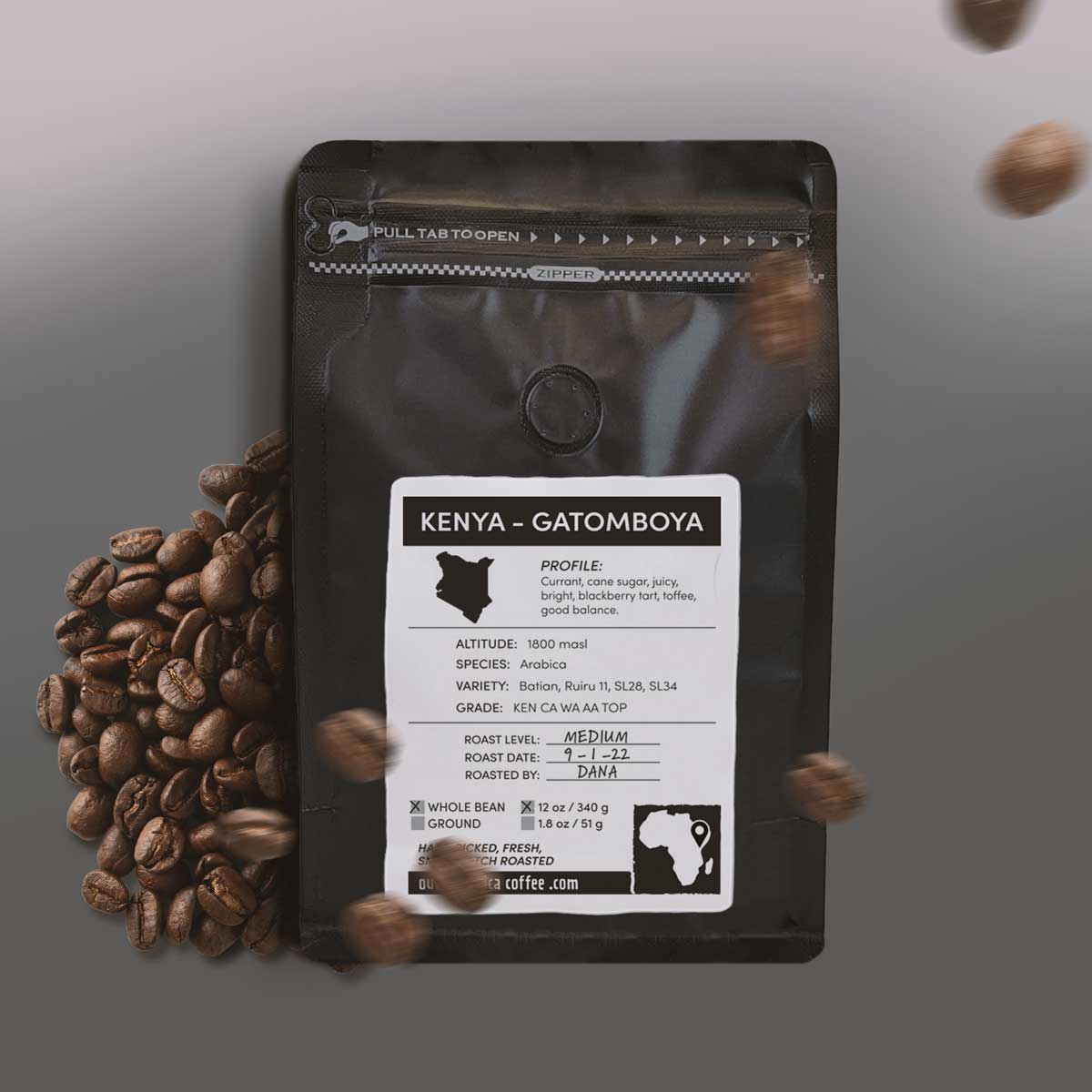 Kenya Gatomboya - Black premium 12 ounce bag