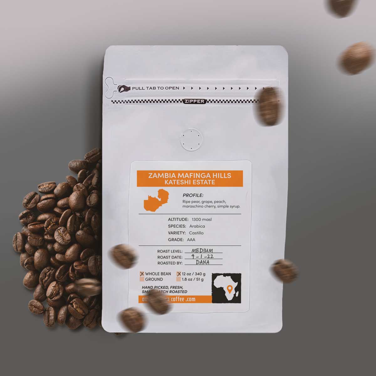 Zambia Mafinga Hills - Kateshi Estate - 12 ounce bag white quality